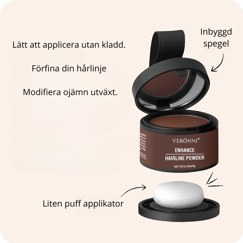 Veronni - Hair filler:  Finns i 14 olika färger