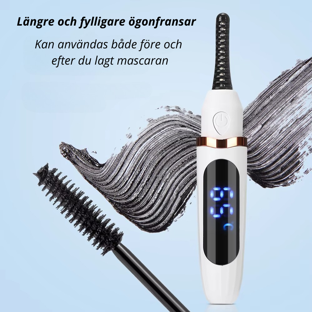 LashLuxe - Uppladdningsbar elektrisk uppvärmd ögonfransböjare